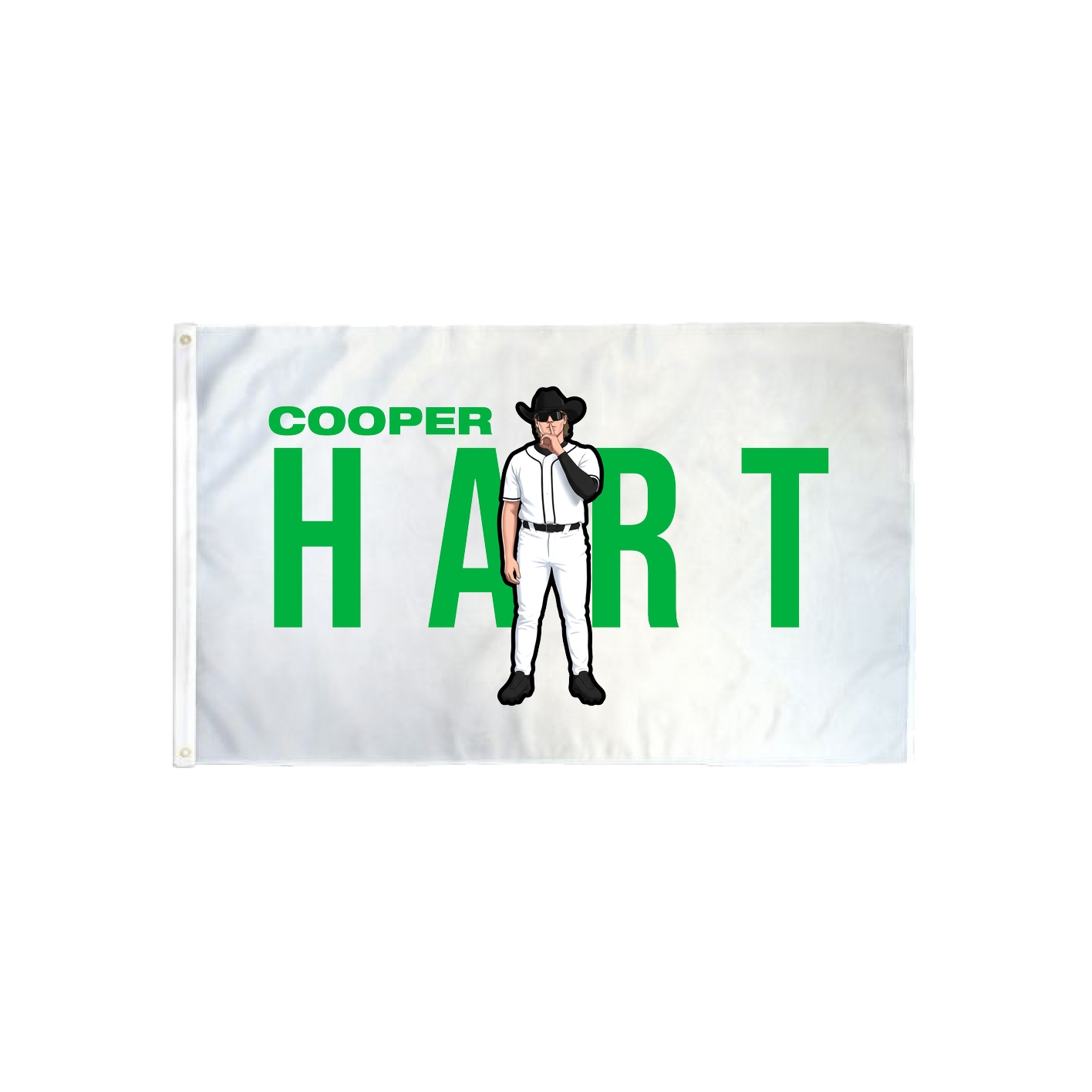 3x5 Flag — Player Name in Classic