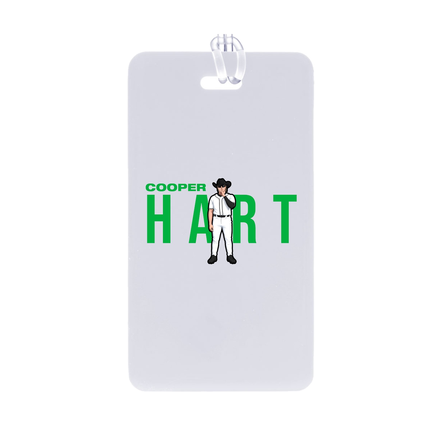 Bag Tag — Player Name in Classic