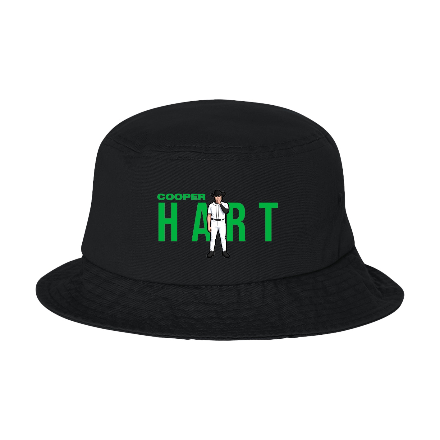Bucket Cap — Player Name in Black