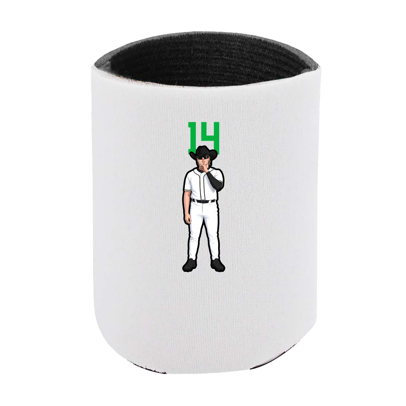 Can Holder — Number Top in White
