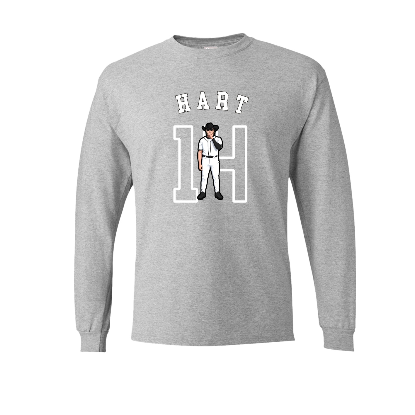 Long Sleeve Tee — Shirsey Arch in Grey
