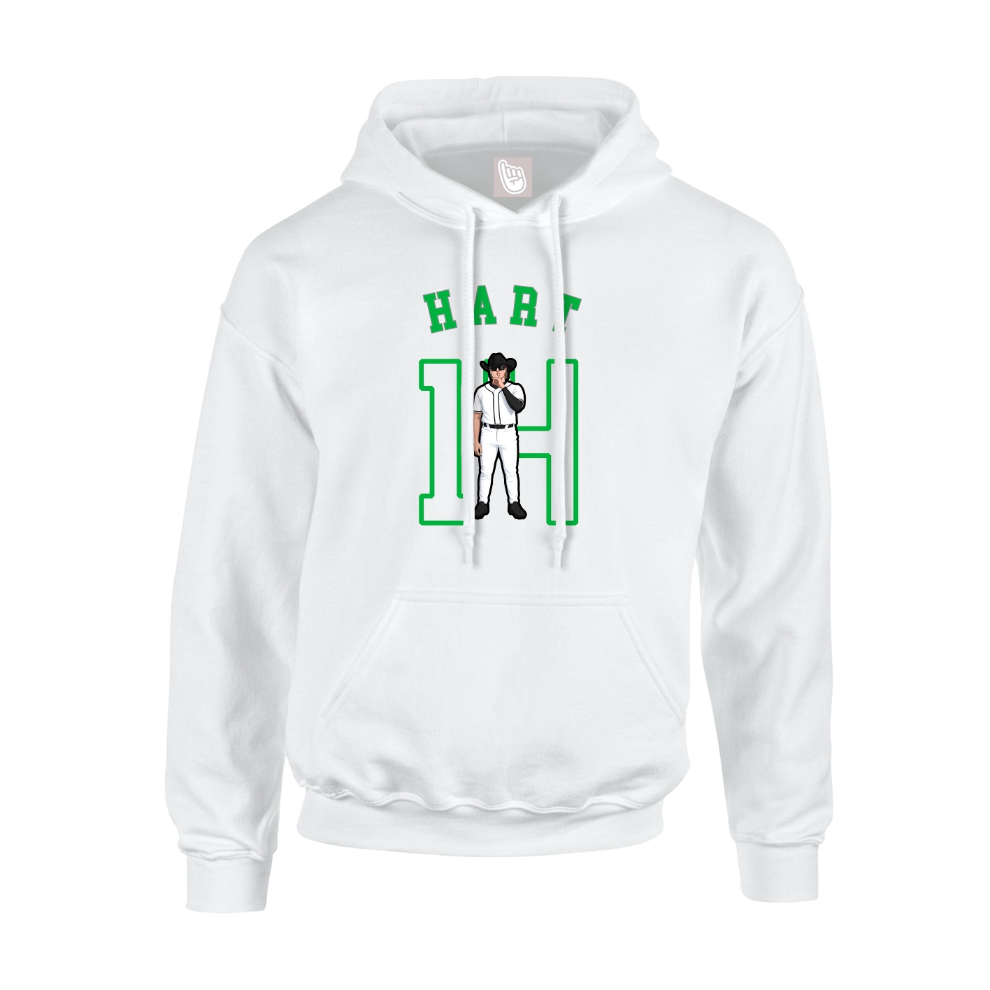 Hoodie — Shirsey Arch in White