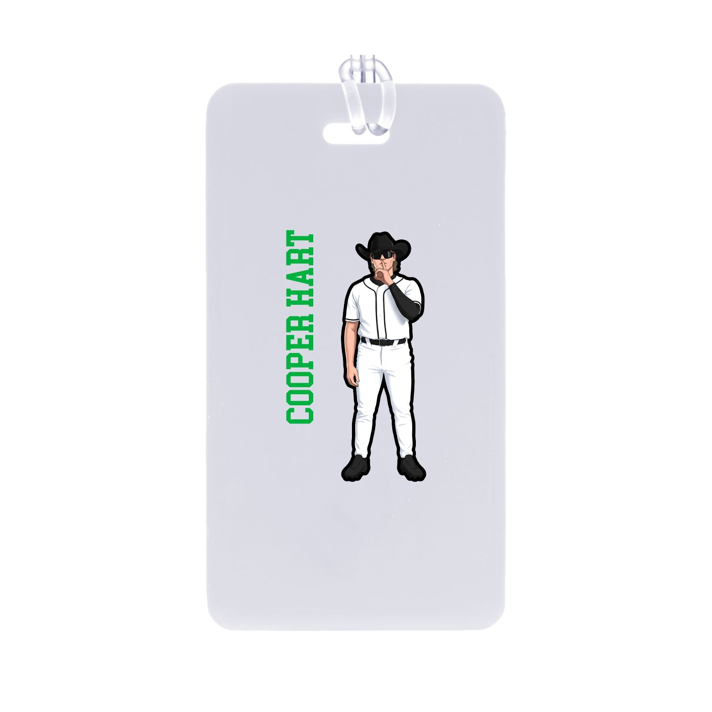Bag Tag — Name Vertical in Classic