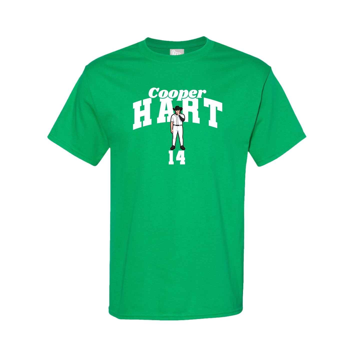 Youth Tee — Signature Arch in Green