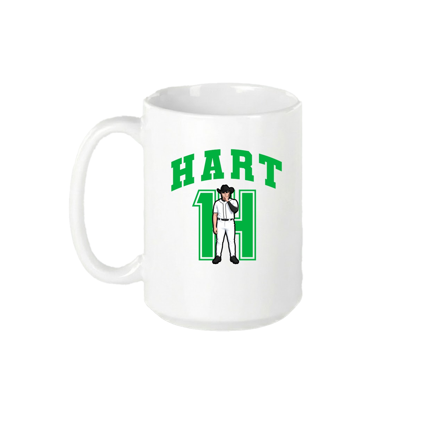 15oz Coffee Mug — Number in White