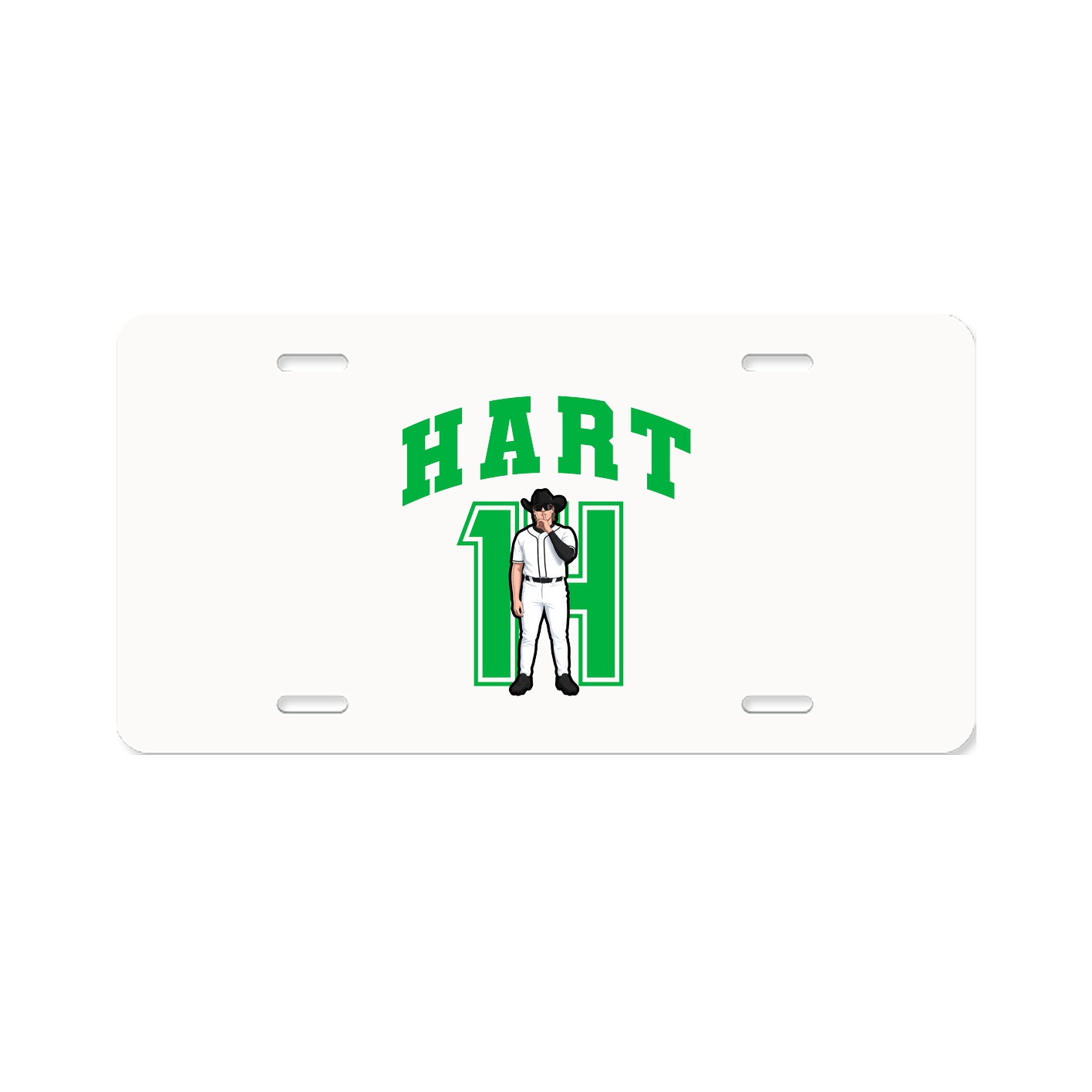 License Plate — Number in Classic