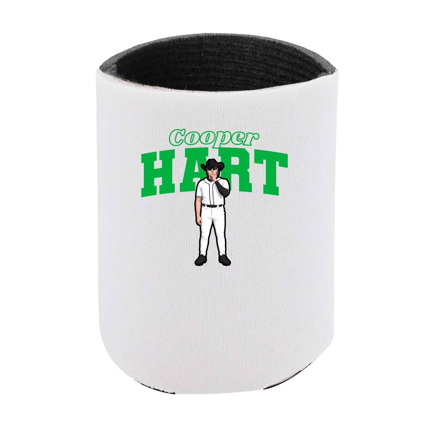 Can Holder — Name Arch in White