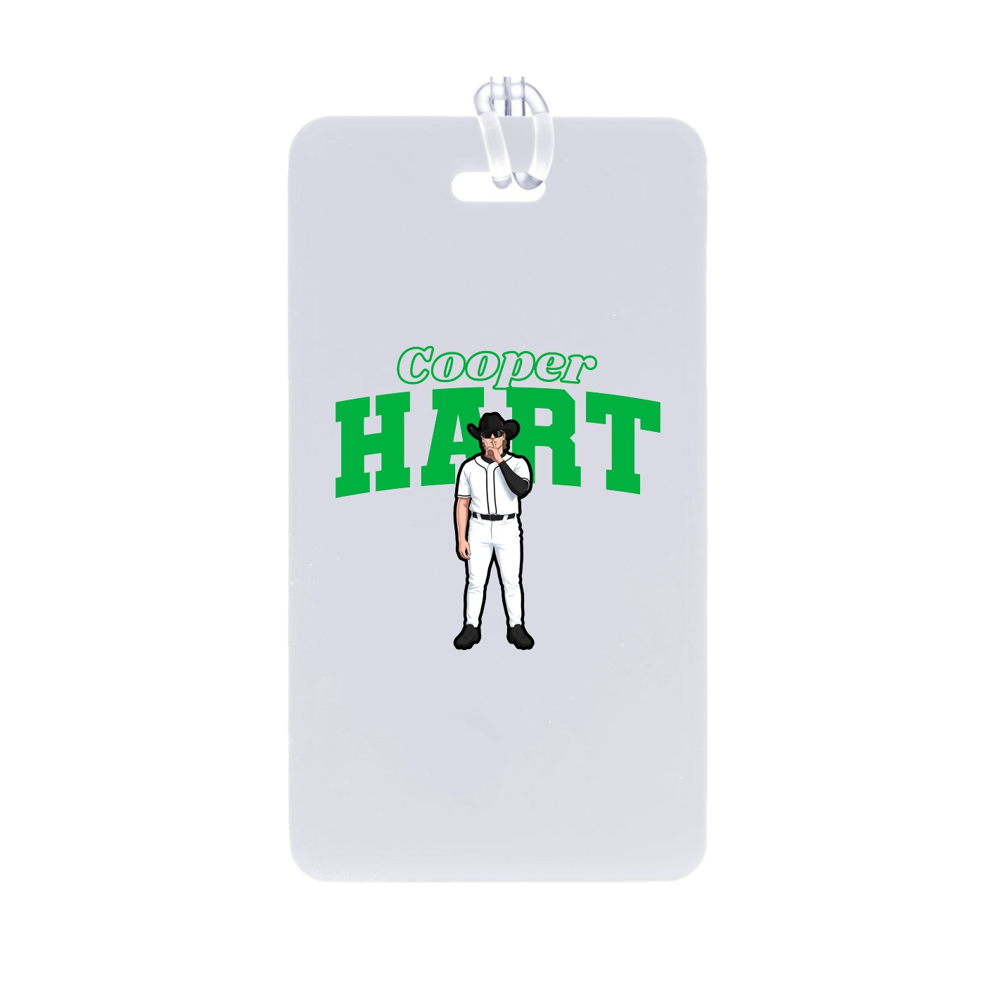 Bag Tag — Name Arch in Classic
