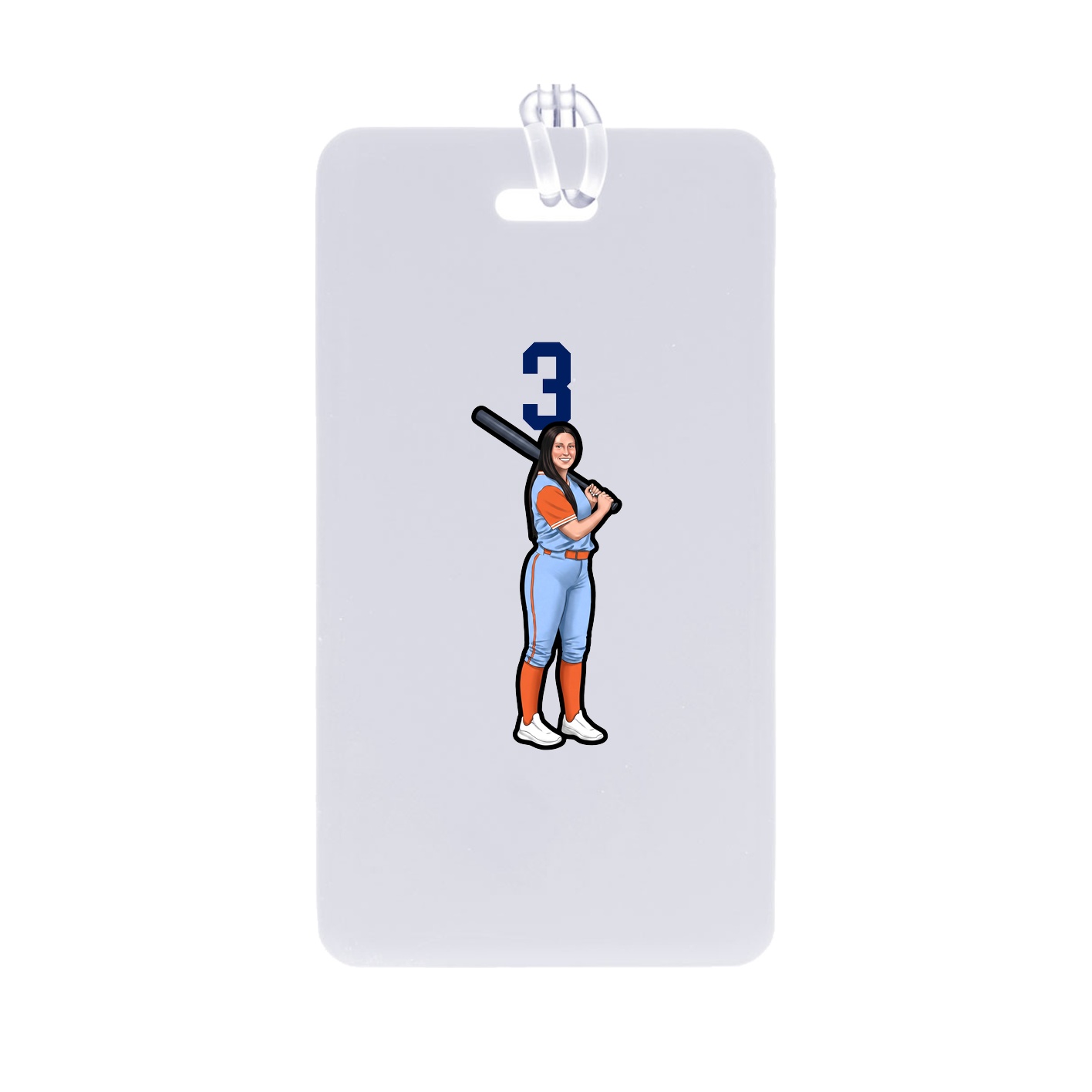 Bag Tag — Number Top in Classic