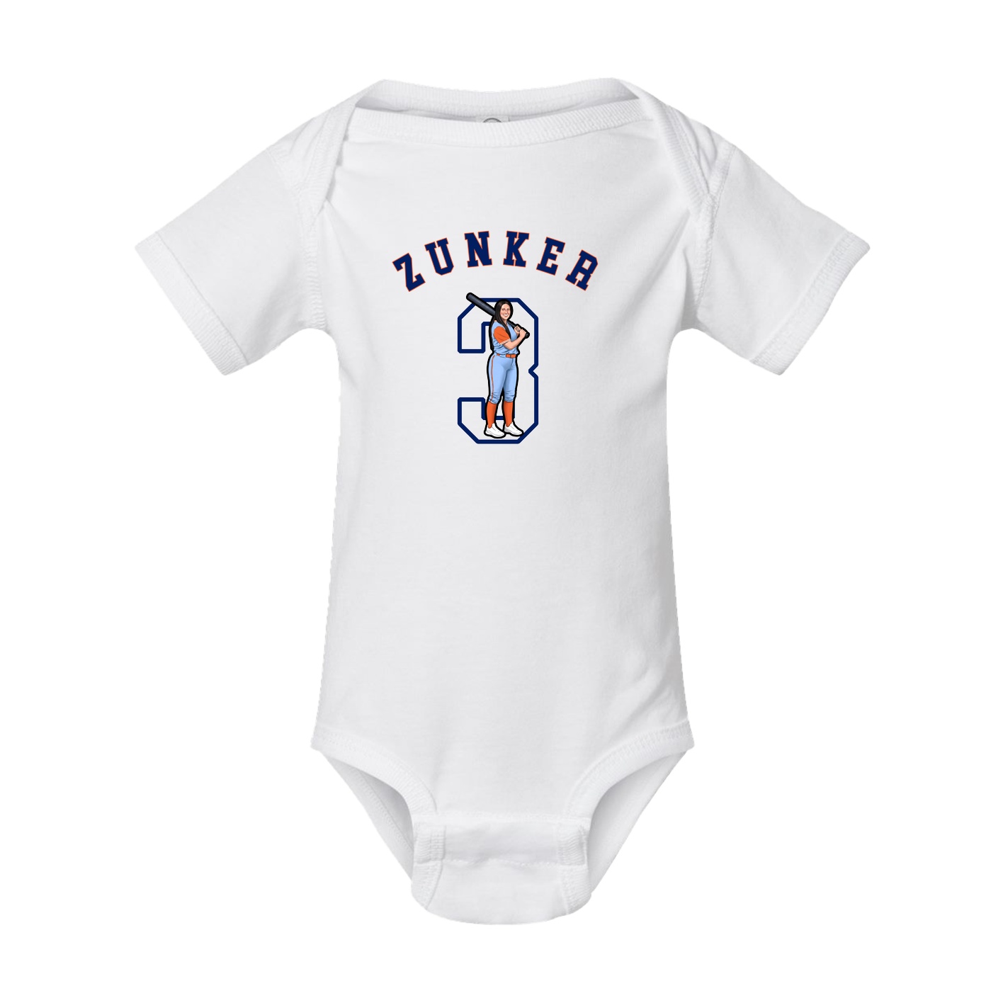 Baby Onesie — Shirsey Arch in White