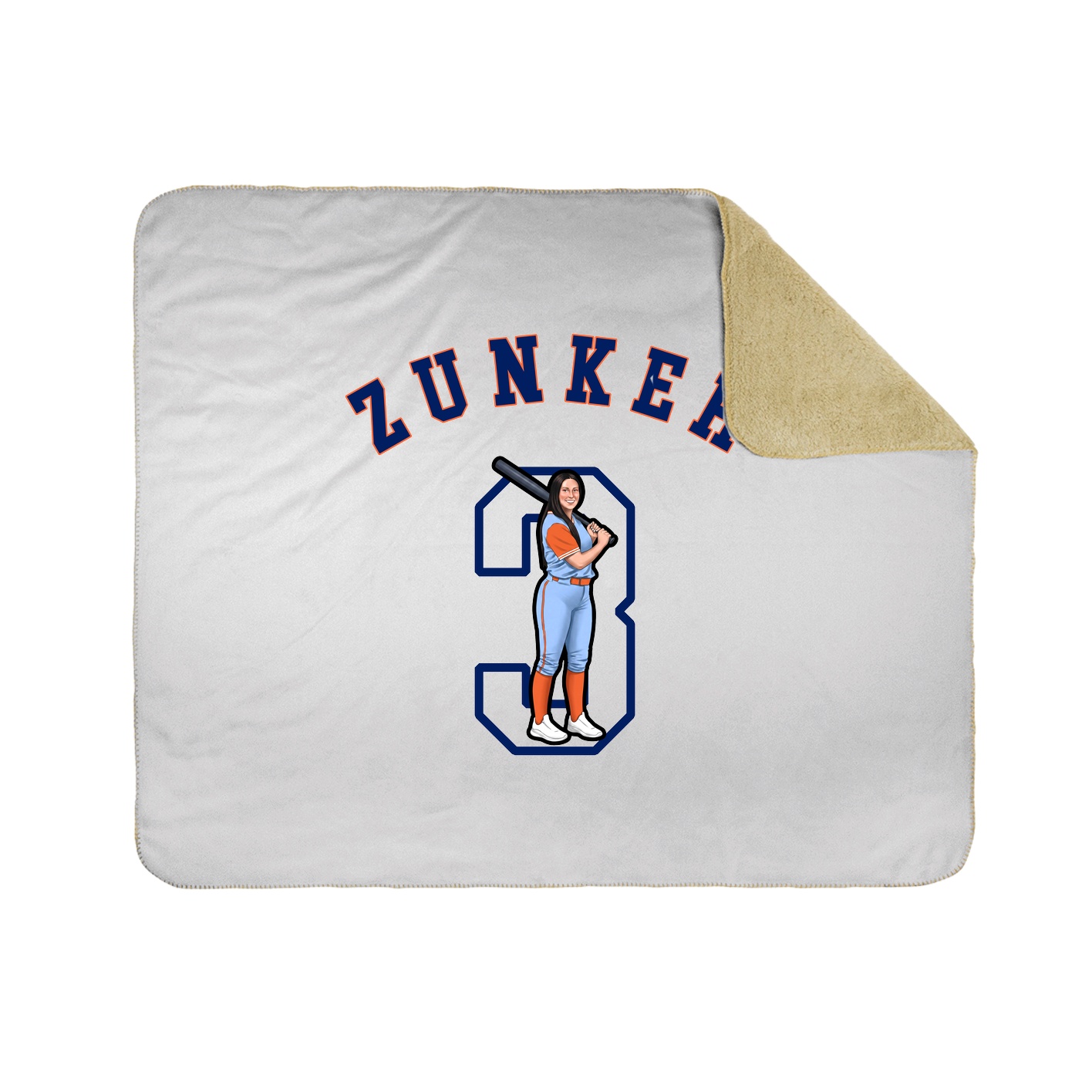 Throw Blanket — Shirsey Arch in White