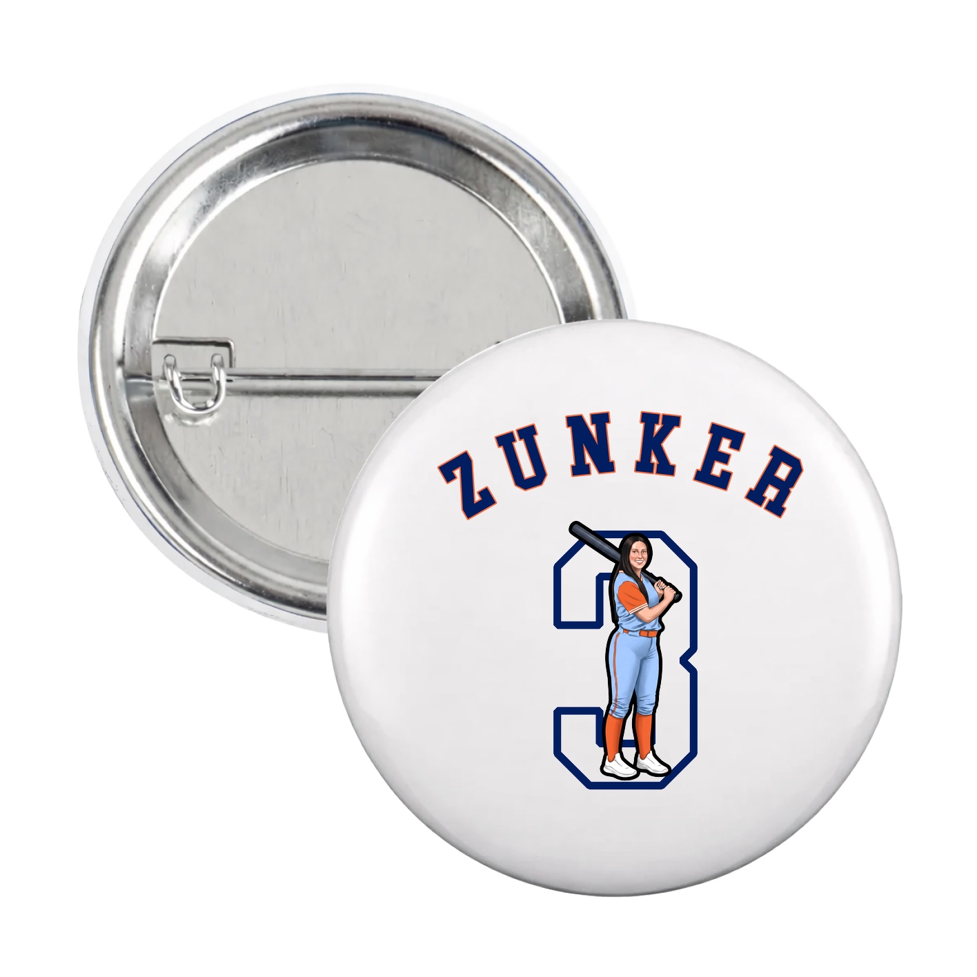 Game Day Button — Shirsey Arch in White