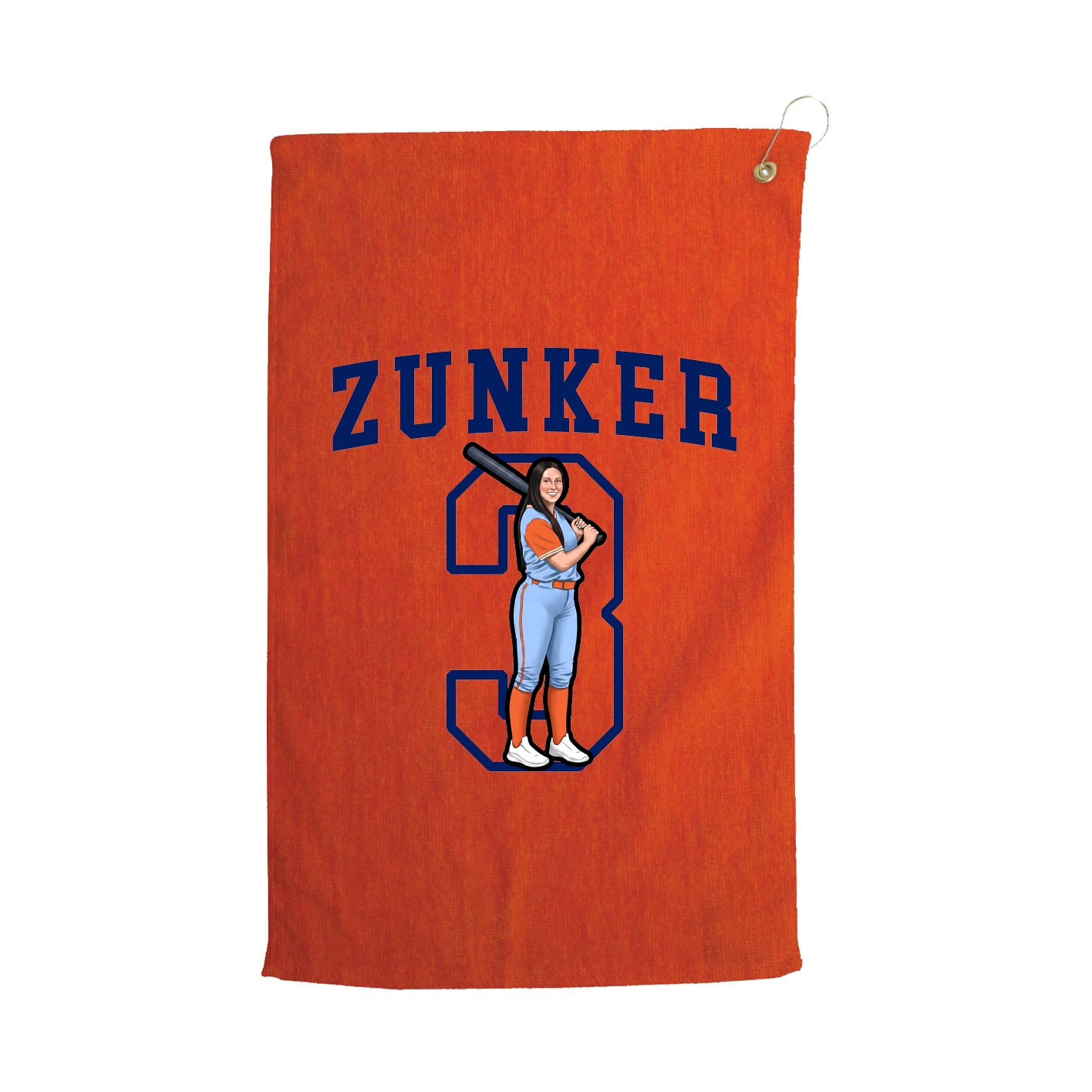 Golf Towel — Shirsey in Orange