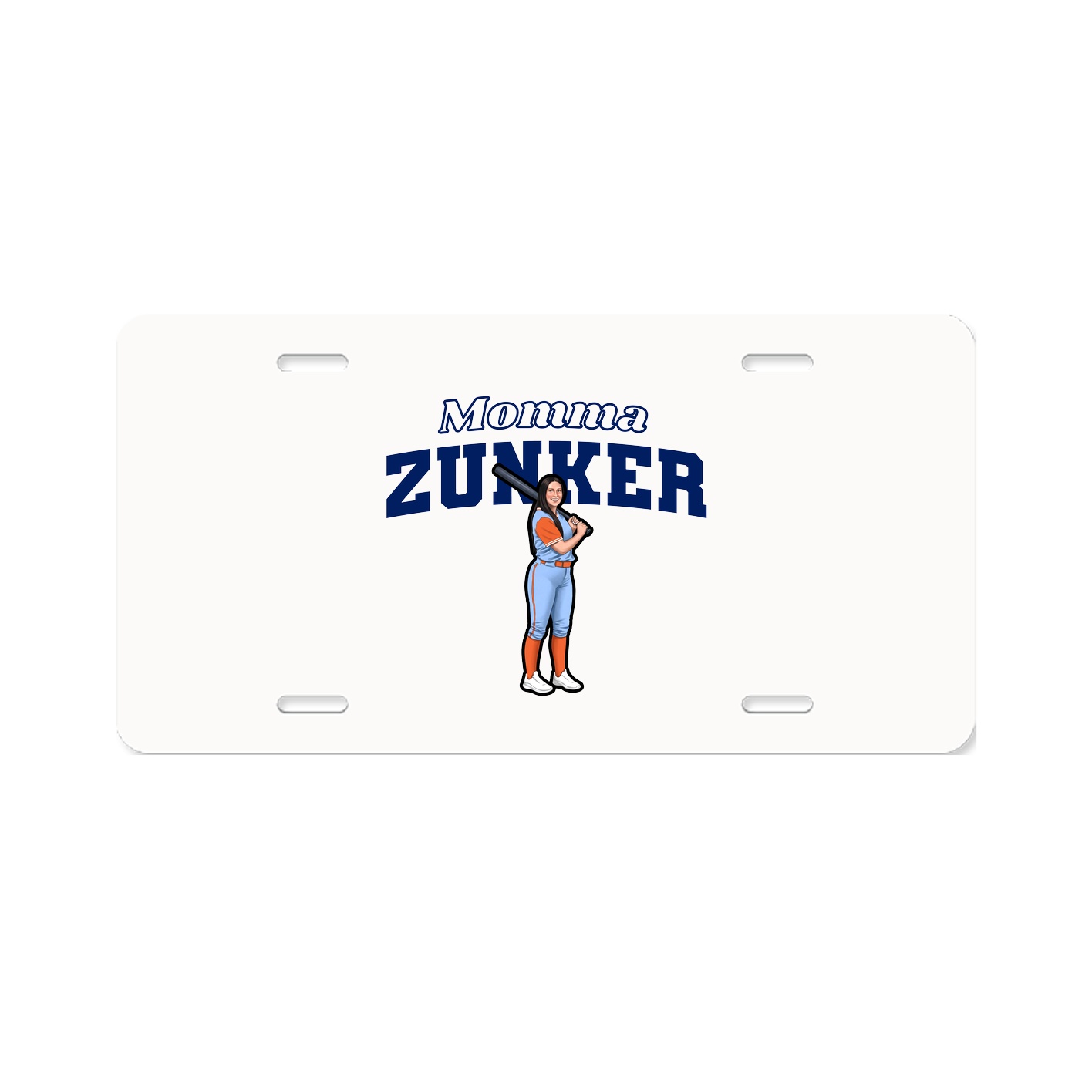 License Plate — Mothers Day Block in Classic