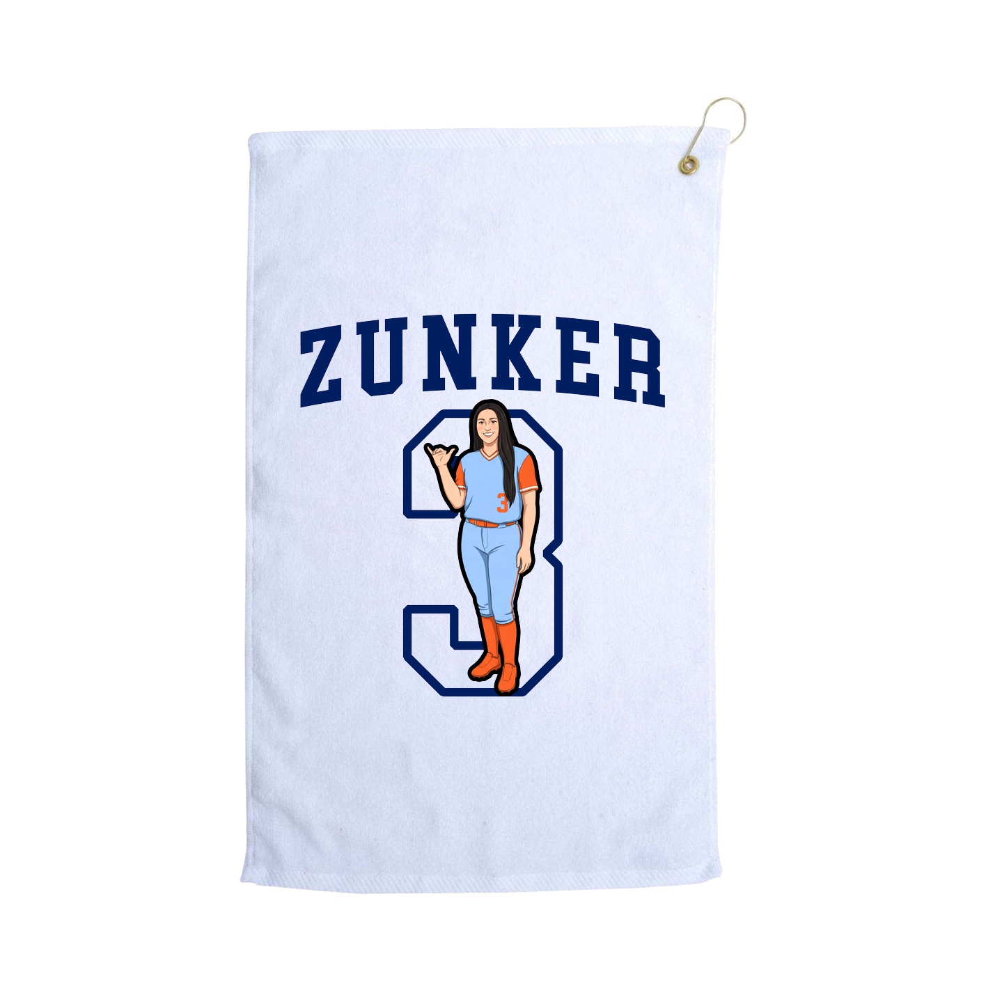 Golf Towel — Shirsey in White