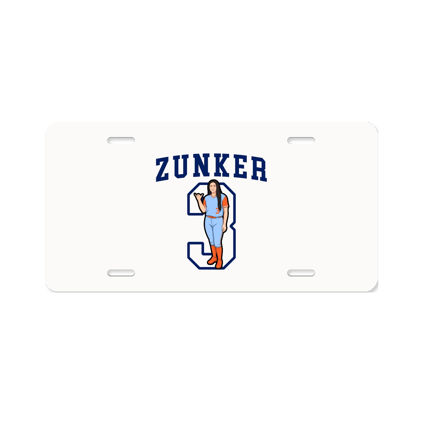 License Plate — Shirsey in Classic