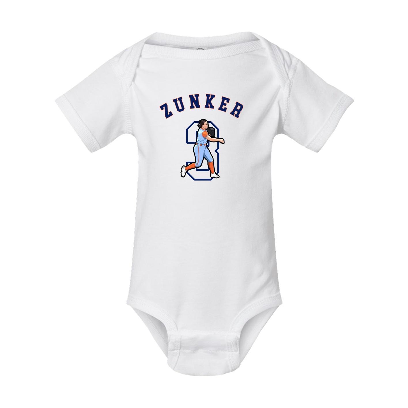Baby Onesie — Shirsey Arch in White