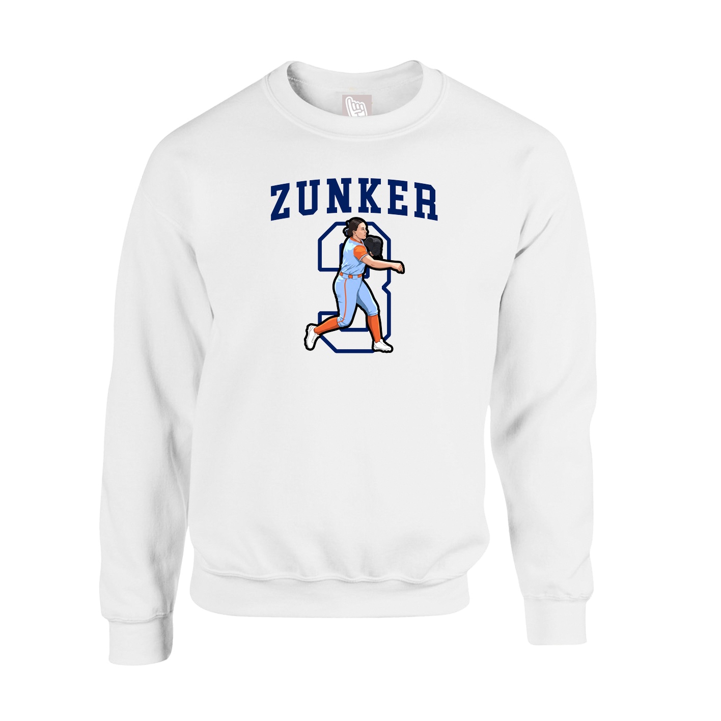 Fleece Crew — Shirsey in White