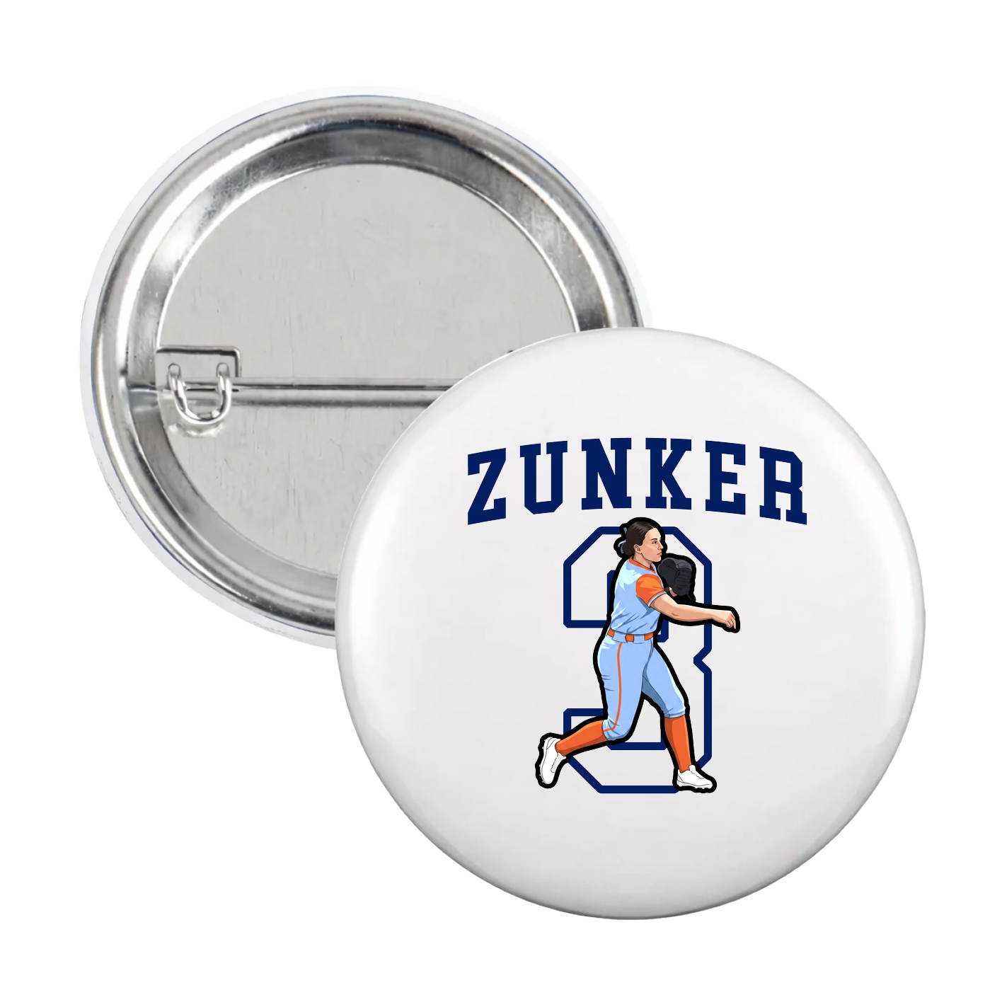 Game Day Button — Shirsey in White