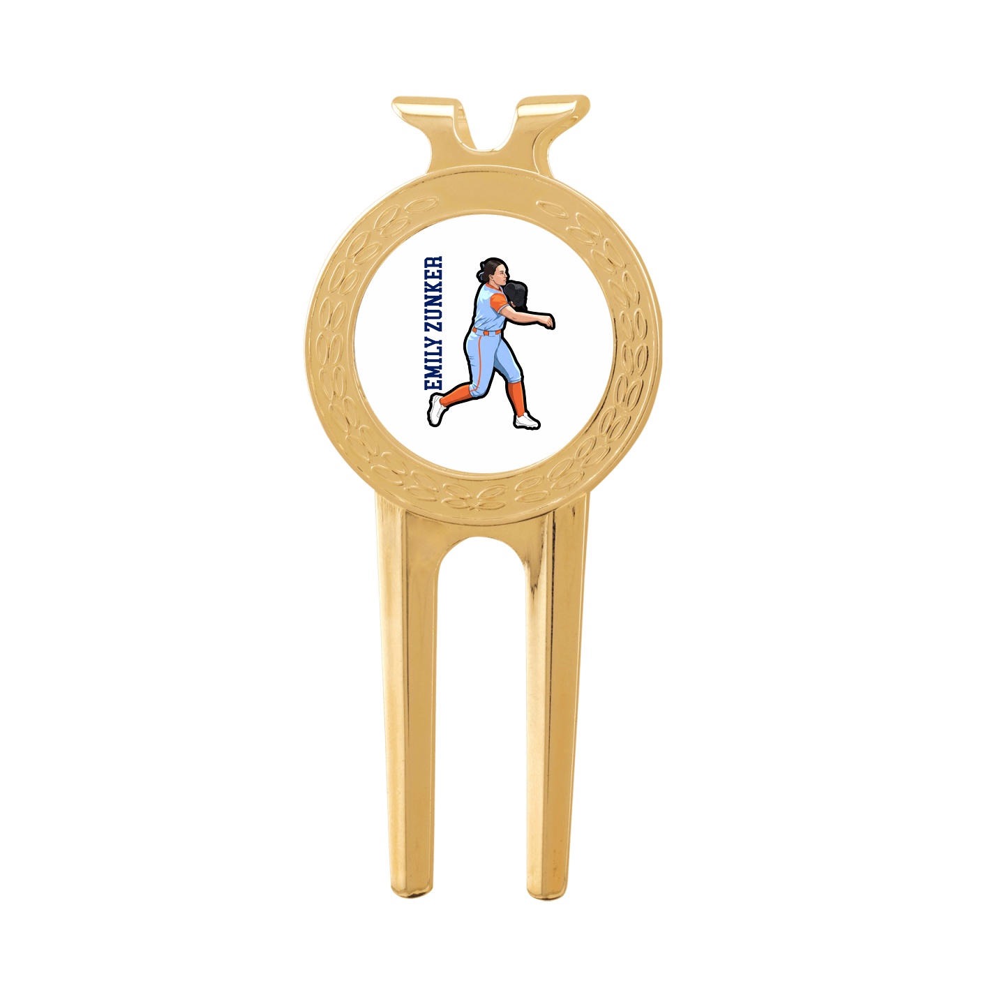 Divot Tool with Ball Marker — Name Vertical in Classic