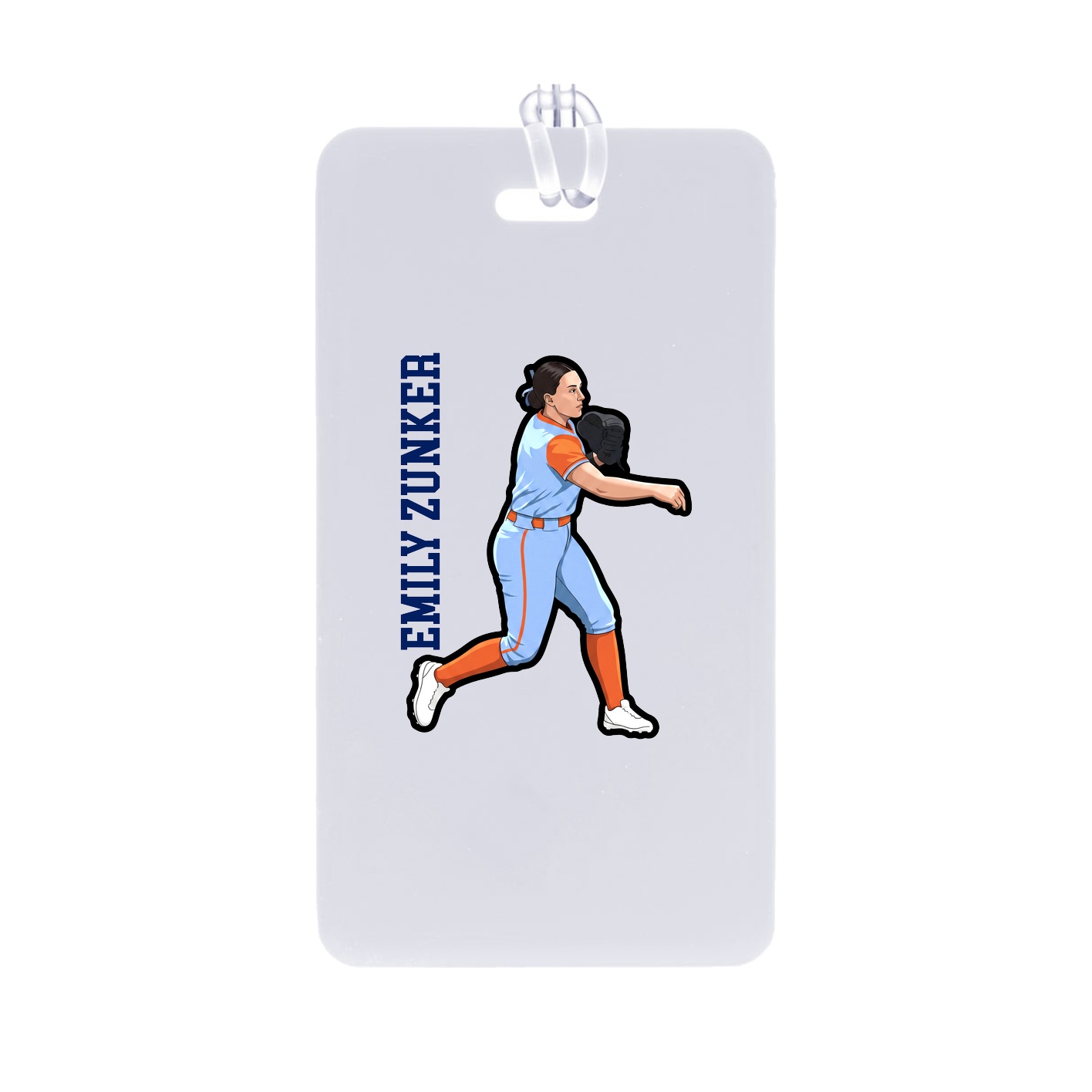 Bag Tag — Name Vertical in Classic