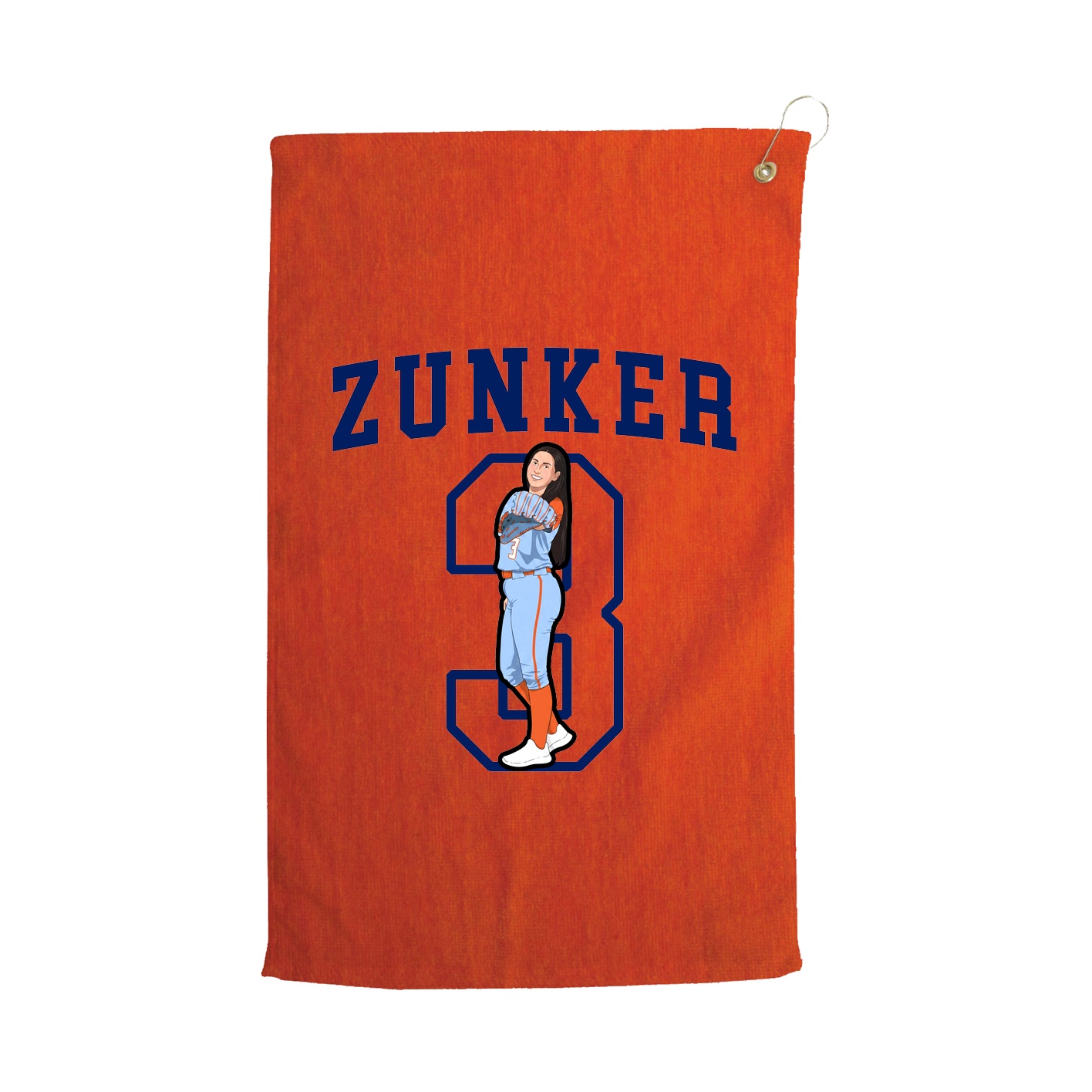 Golf Towel — Shirsey in Orange