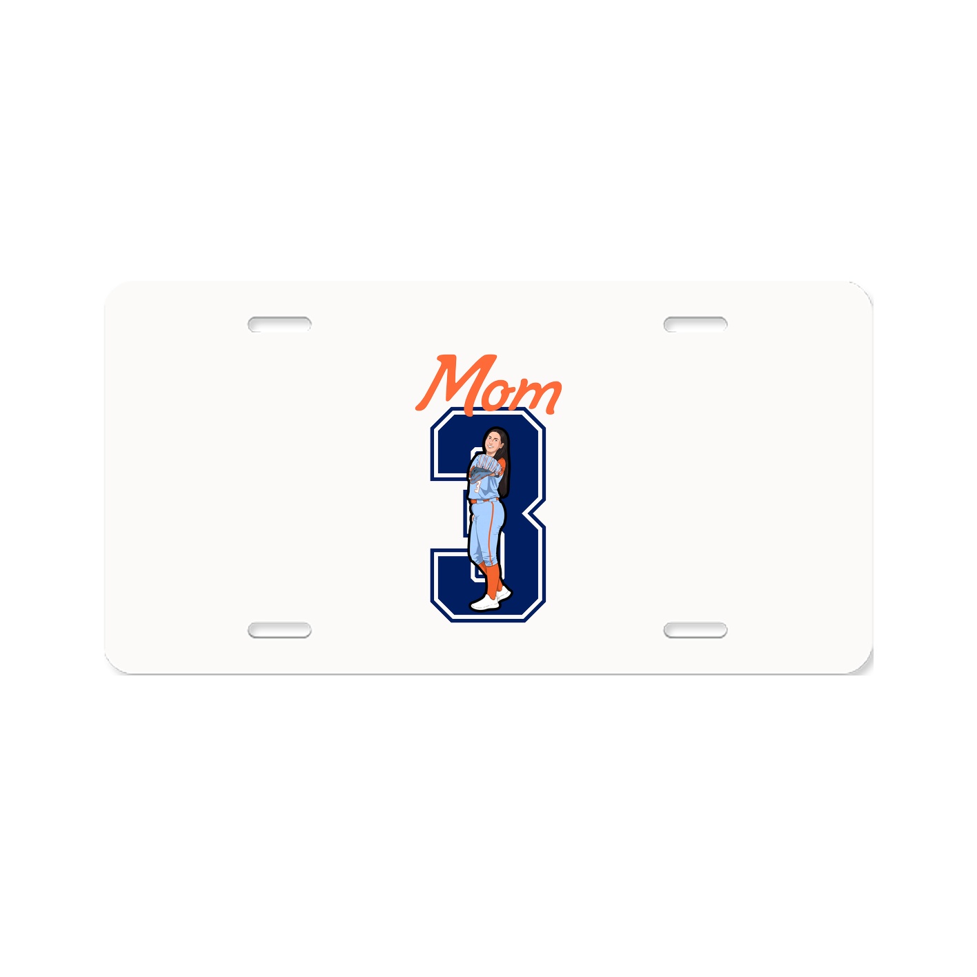 License Plate — Mothers Day Shirsey in Classic