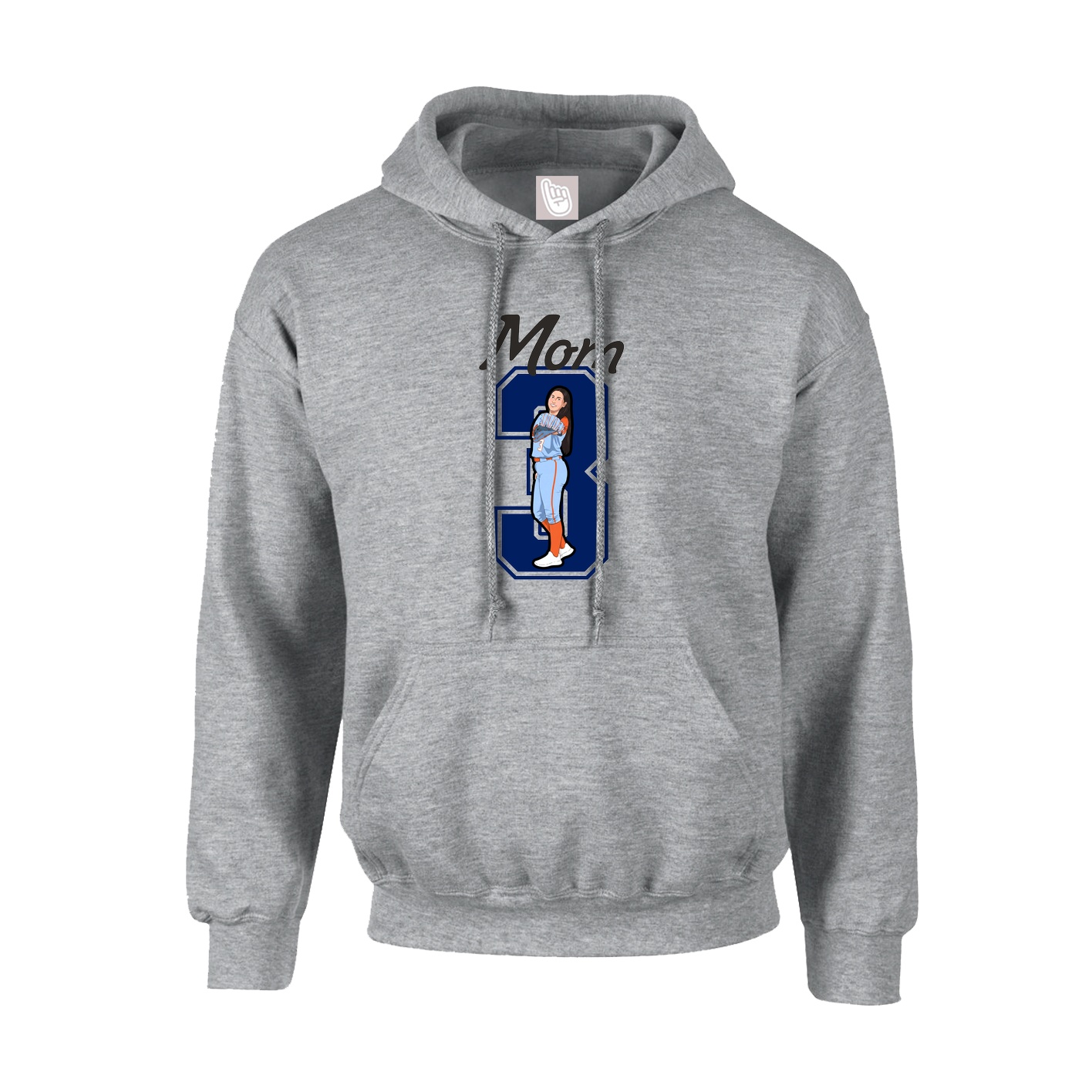 Youth Hoodie — Mothers Day Shirsey in Grey