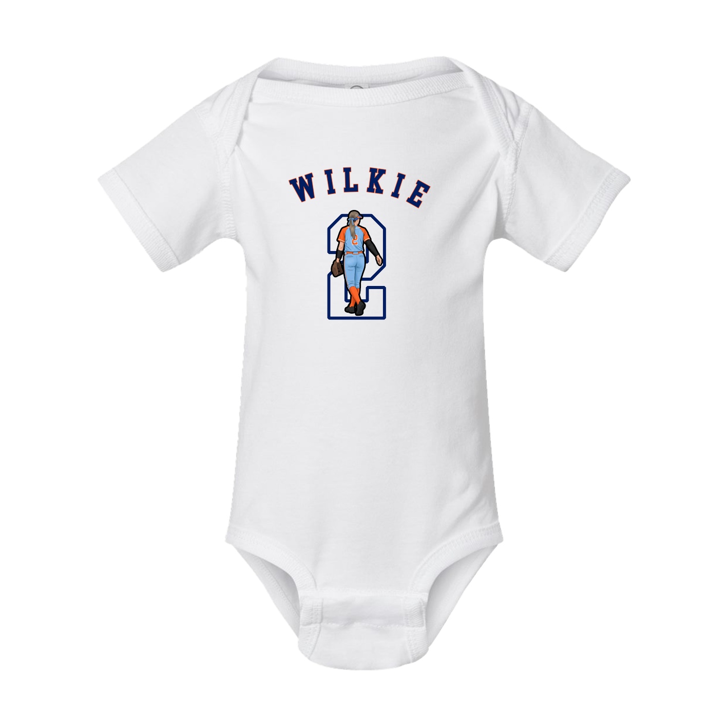 Baby Onesie — Shirsey Arch in White