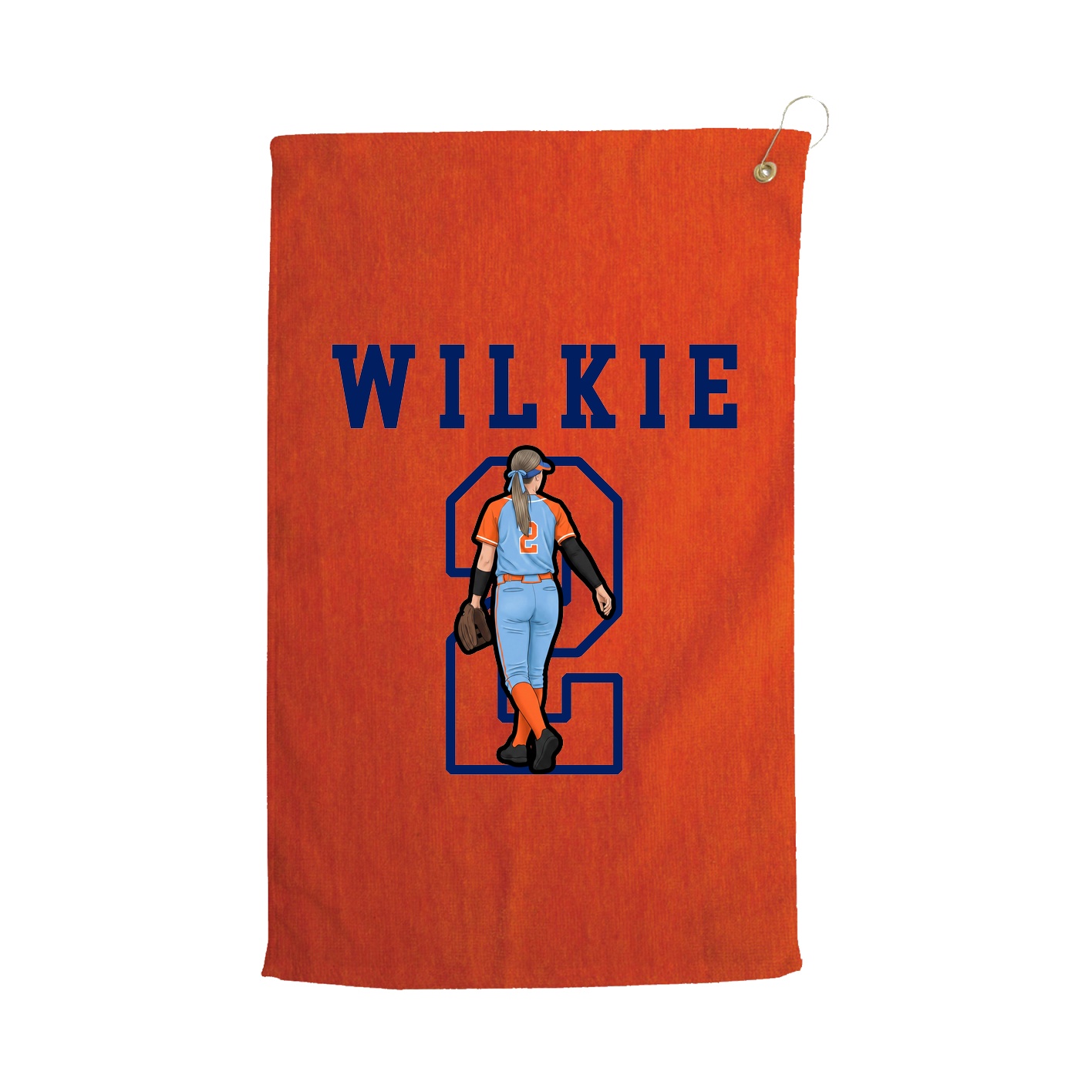 Golf Towel — Shirsey in Orange