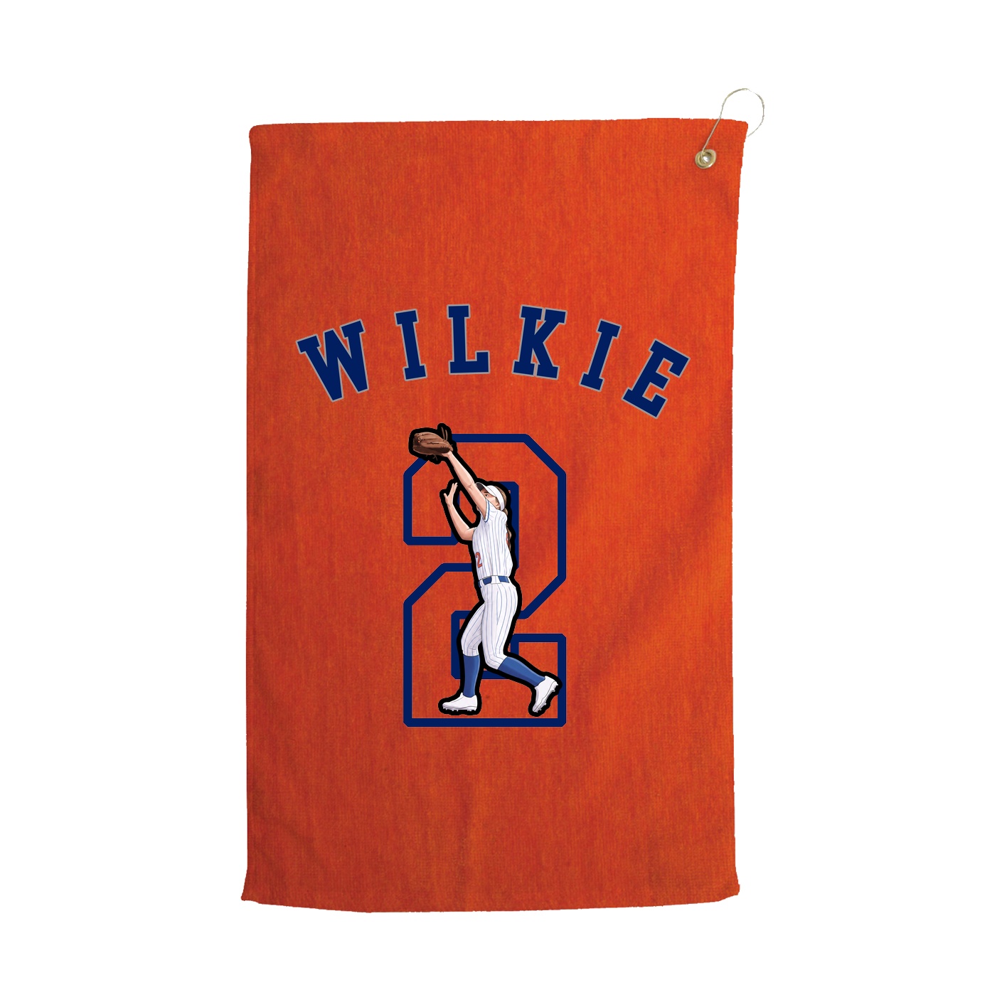 Golf Towel — Shirsey Arch in Orange
