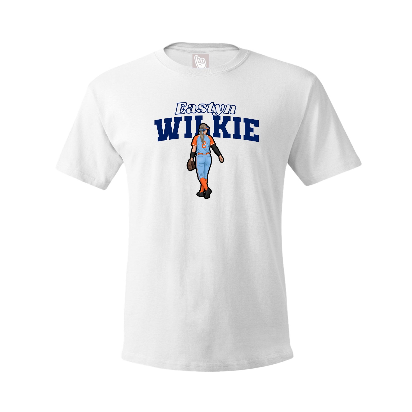 Tee — Name Arch in White