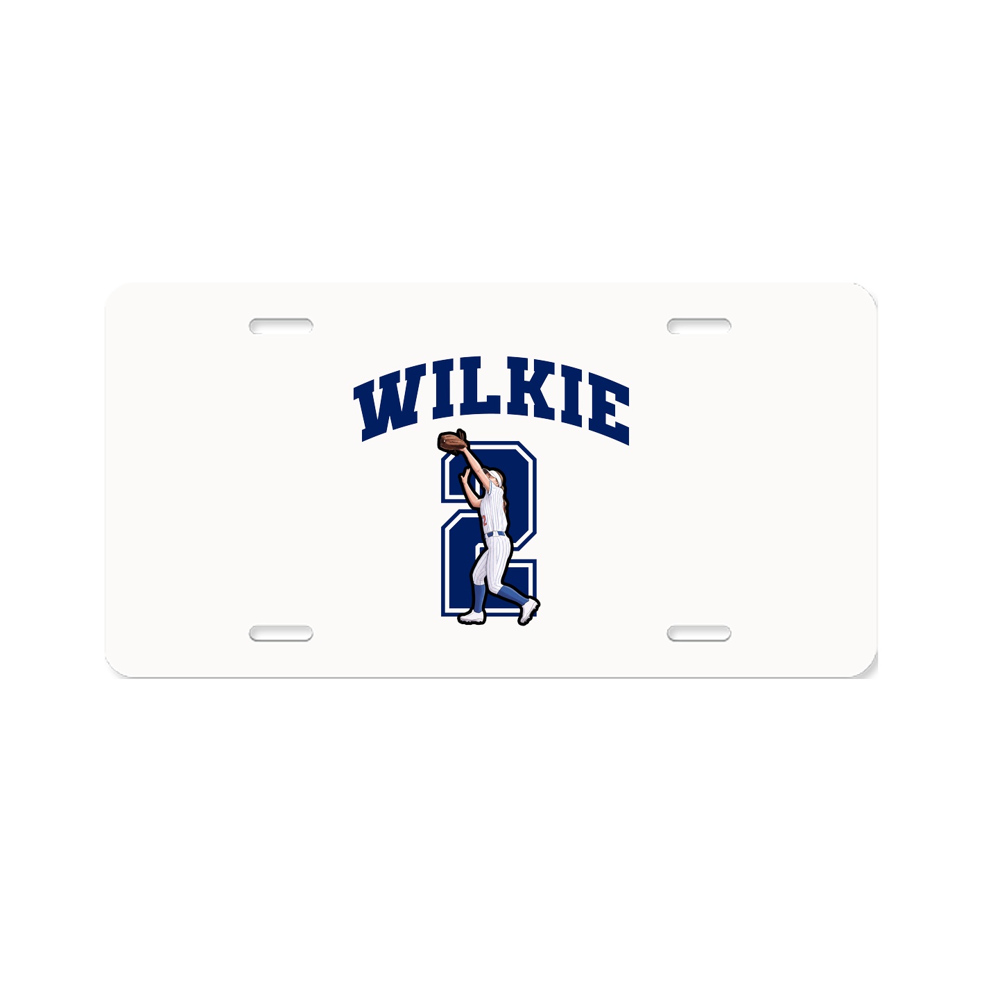 License Plate — Number in Classic