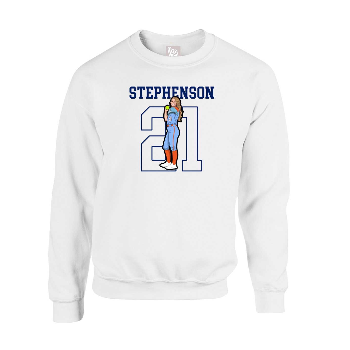 Fleece Crew — Shirsey in White