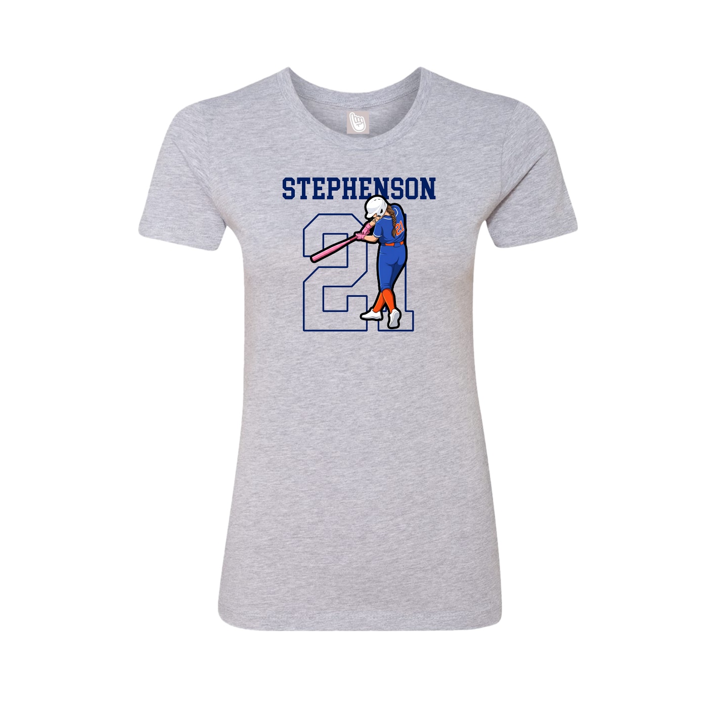 Fitted Women's Tee — Shirsey in Grey