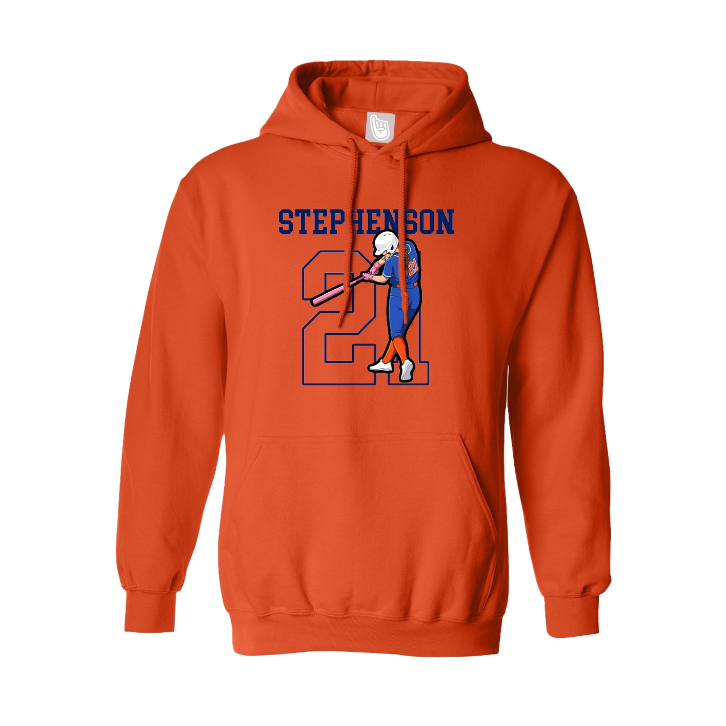 Hoodie — Shirsey in Orange