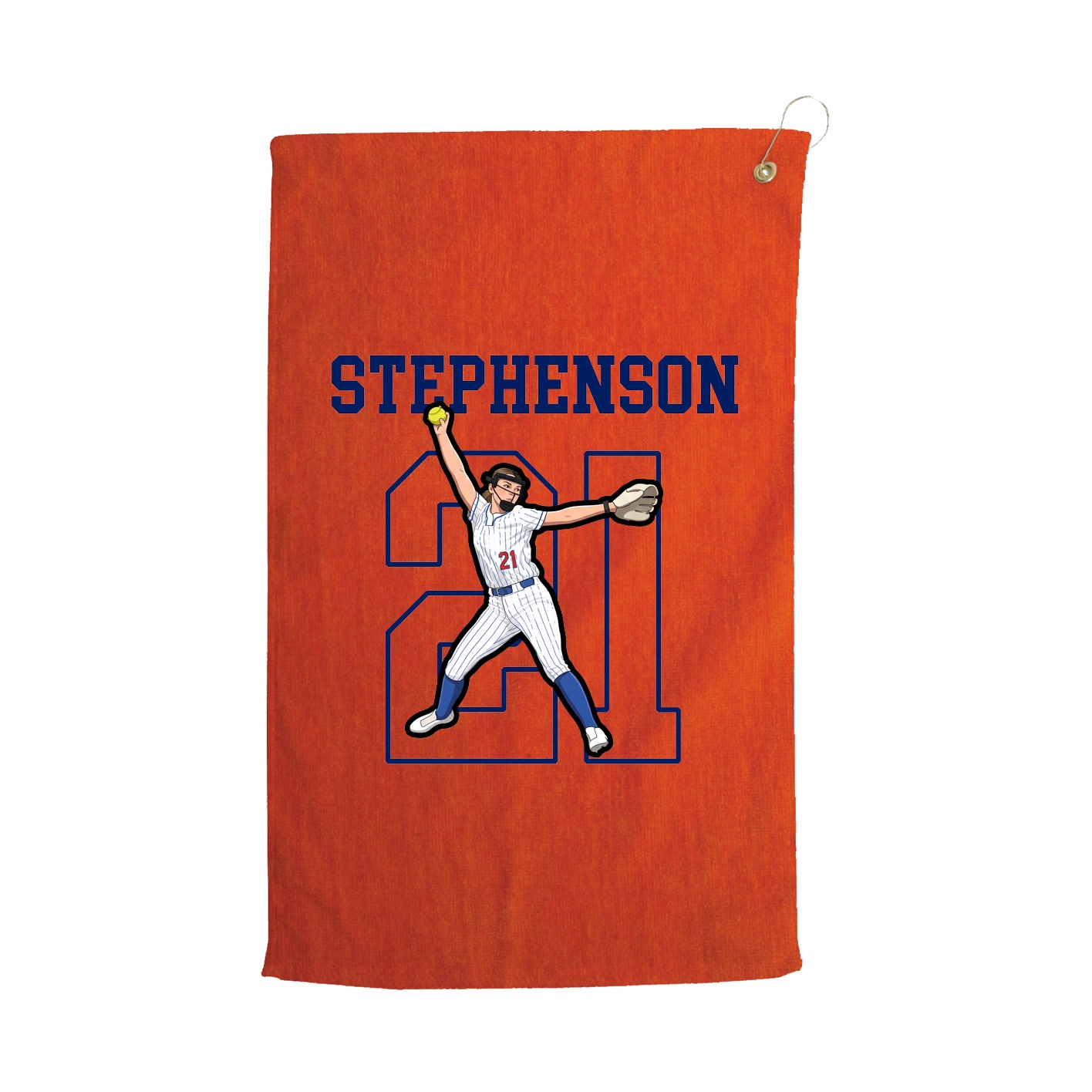 Golf Towel — Shirsey in Orange