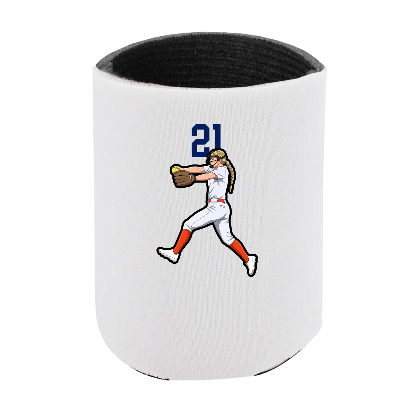 Can Holder — Number Top in White