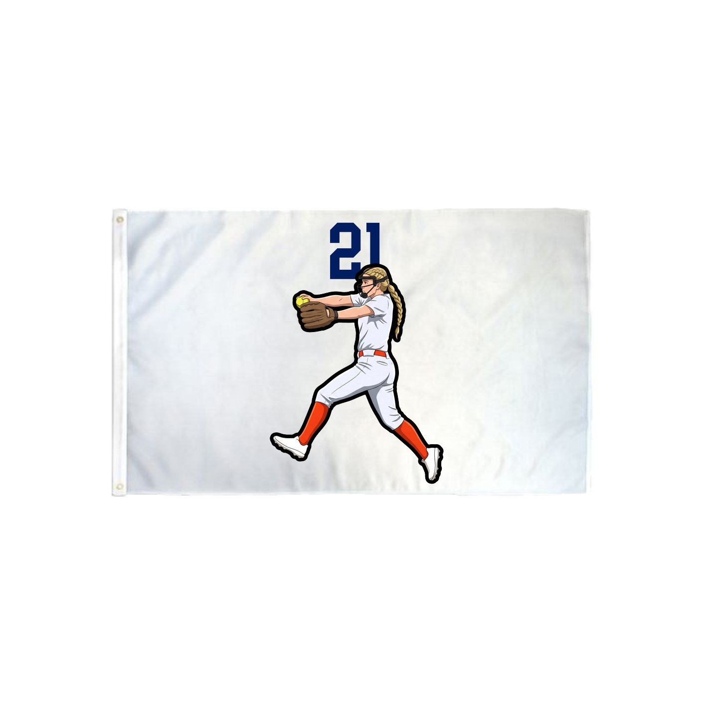 3x5 Flag — Number Top in Classic