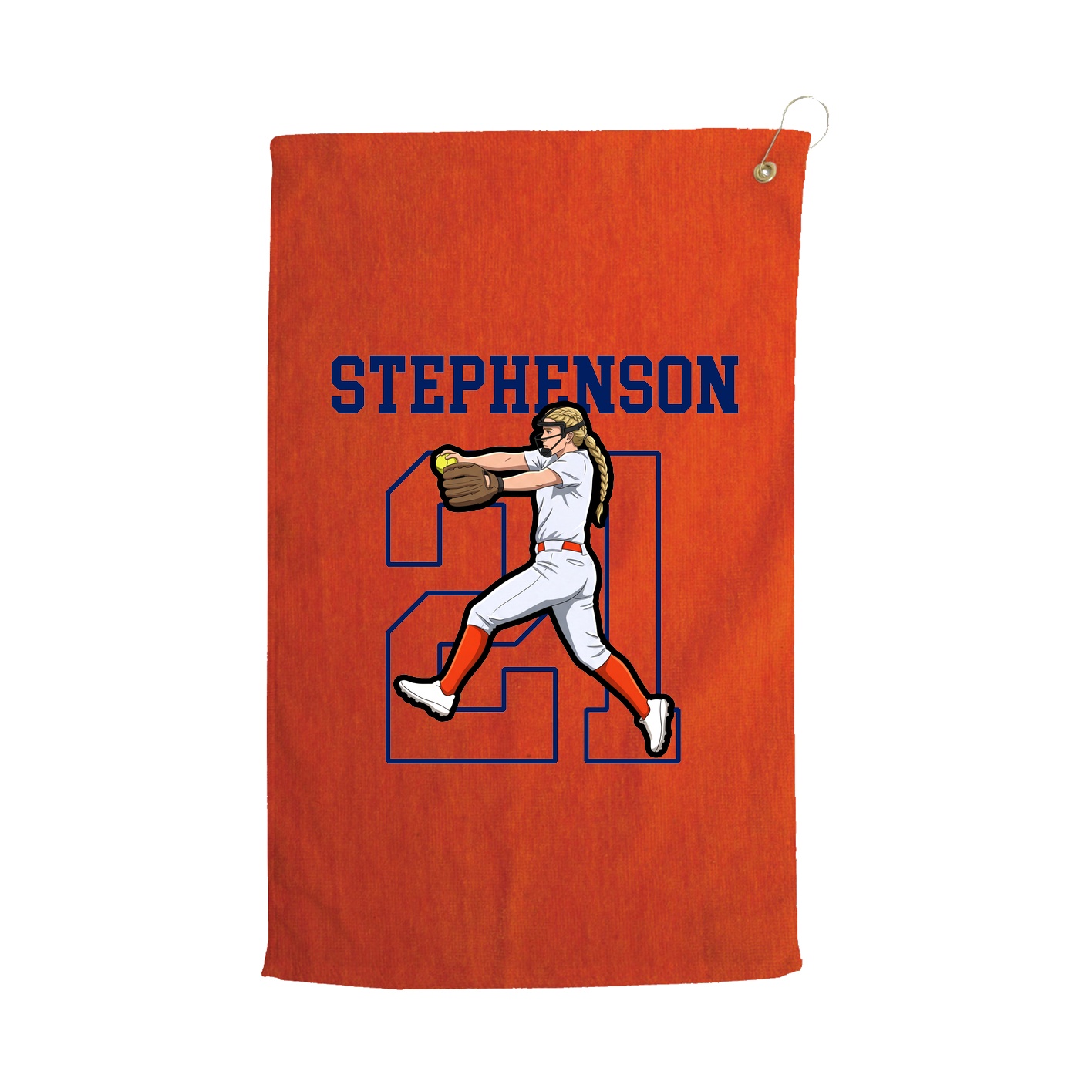 Golf Towel — Shirsey in Orange