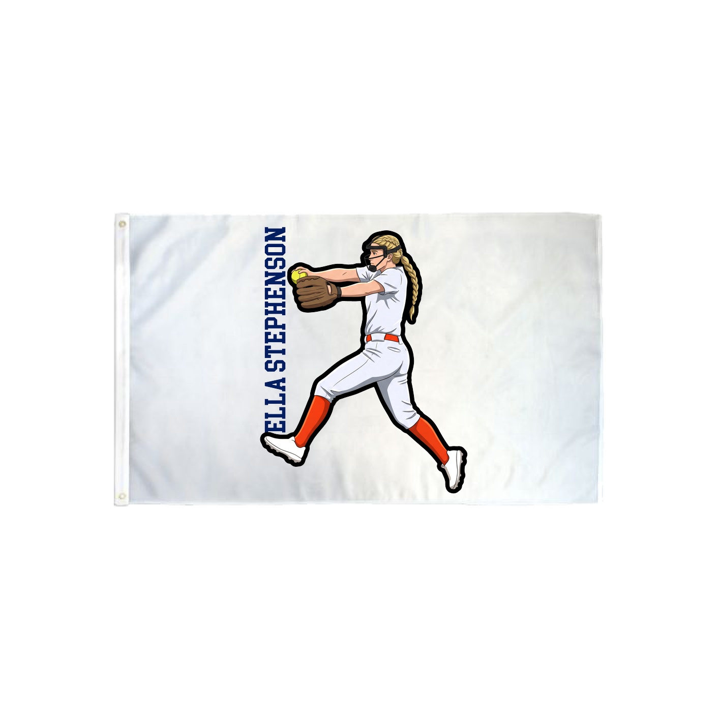 3x5 Flag — Name Vertical in Classic