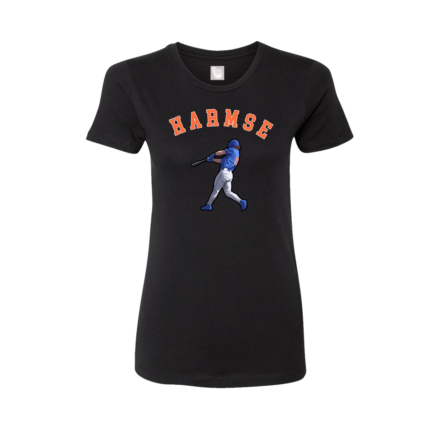 Fitted Women's Tee — Shirsey Arch in Black