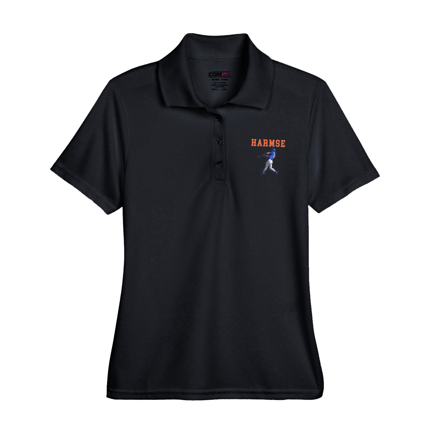 Womens Performance Polo — Shirsey in Black