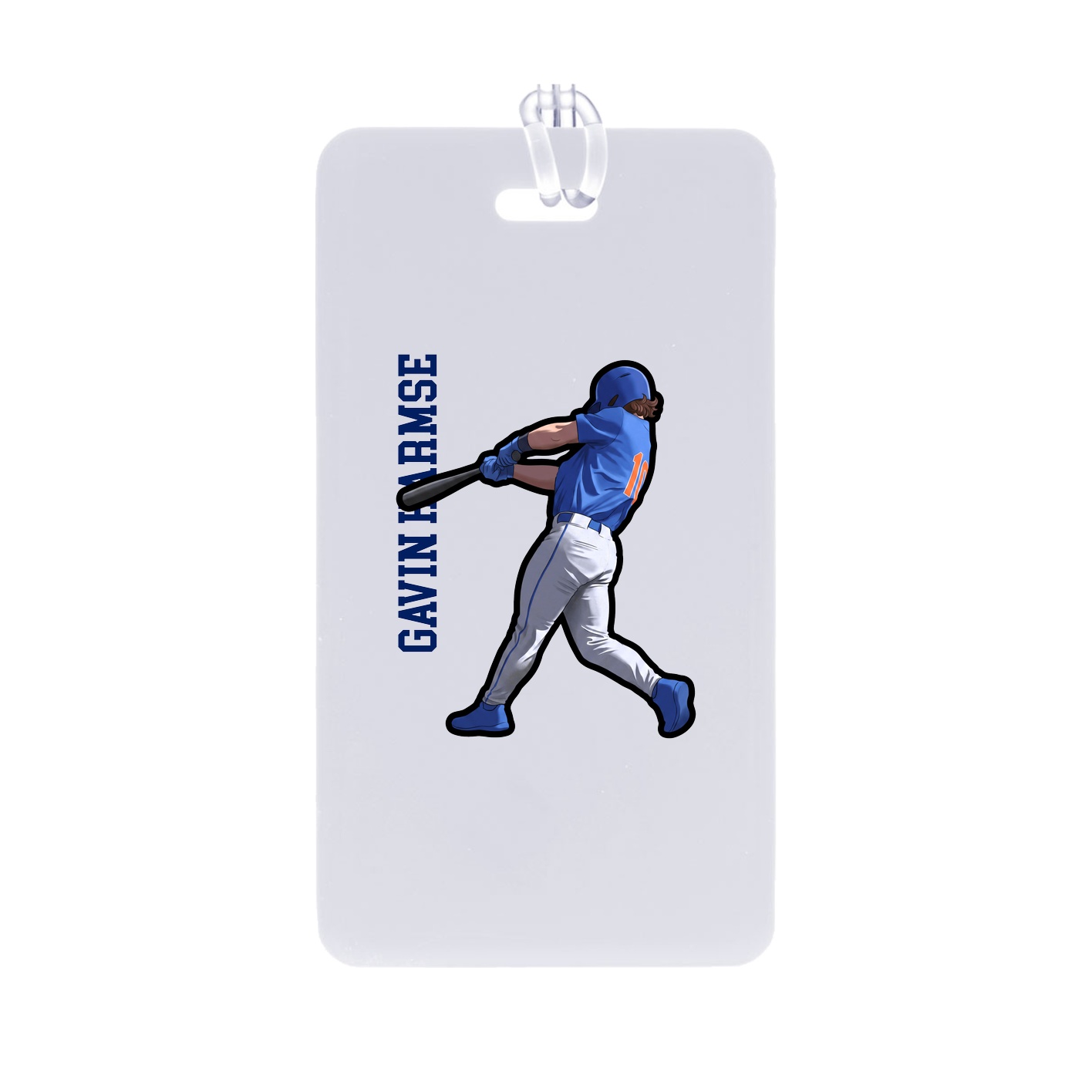 Bag Tag — Name Vertical in Classic