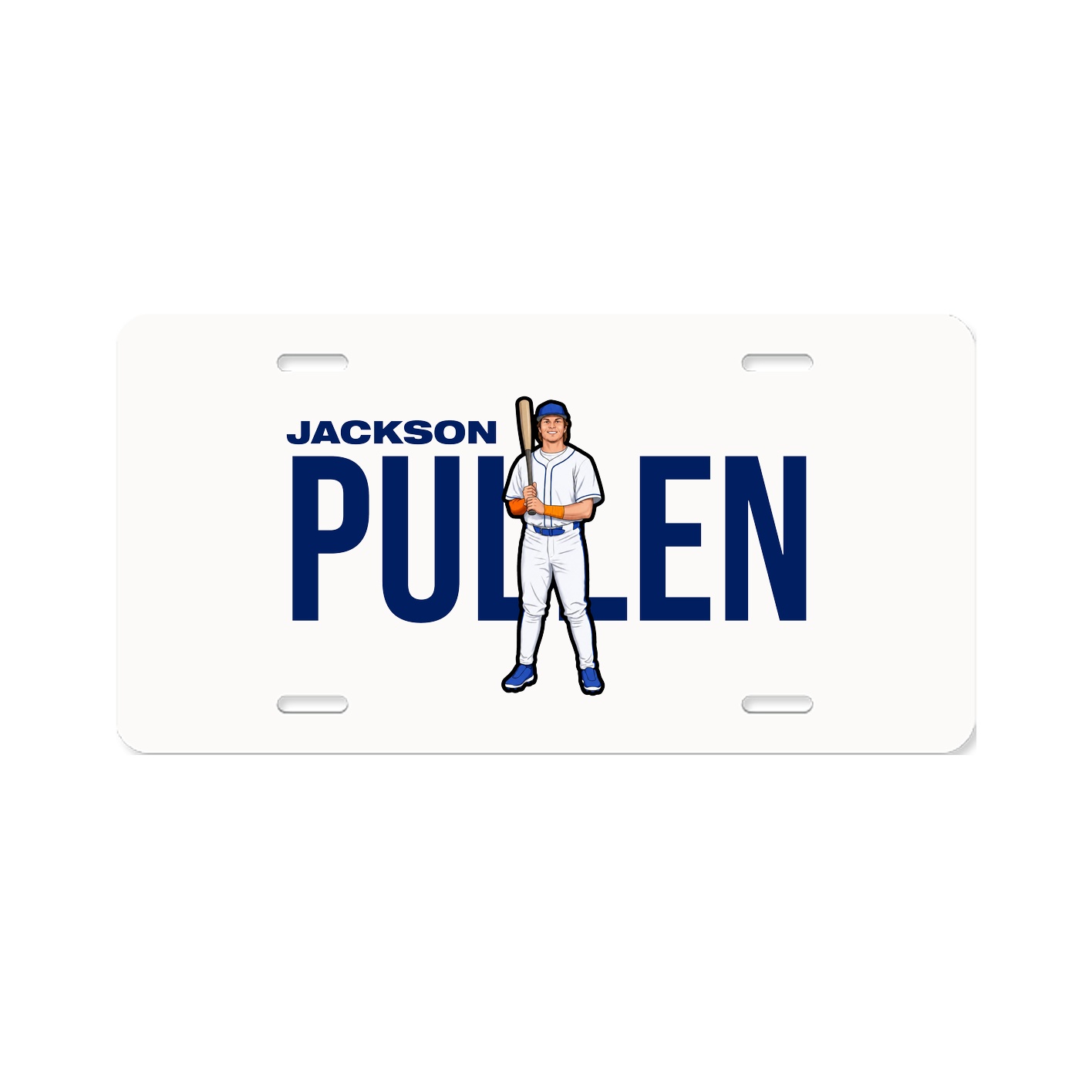 License Plate — Player Name in Classic