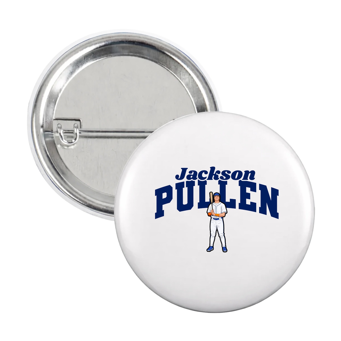 Game Day Button — Signature Arch in White