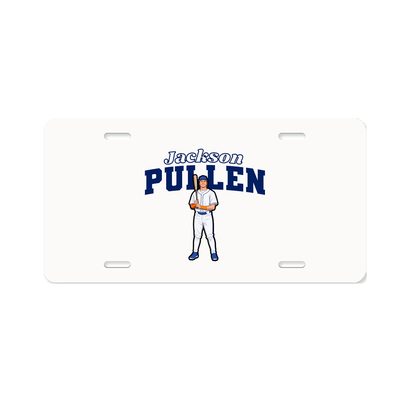 License Plate — Name Arch in Classic