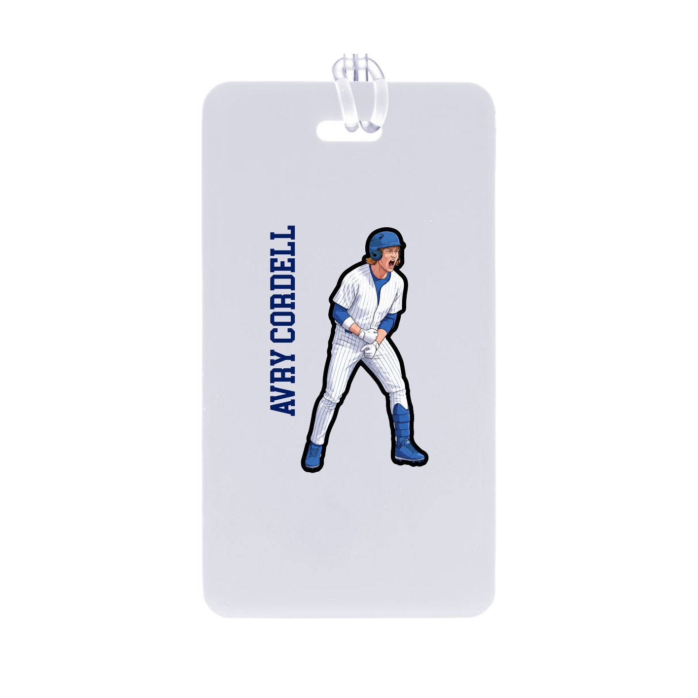 Bag Tag — Name Vertical in Classic