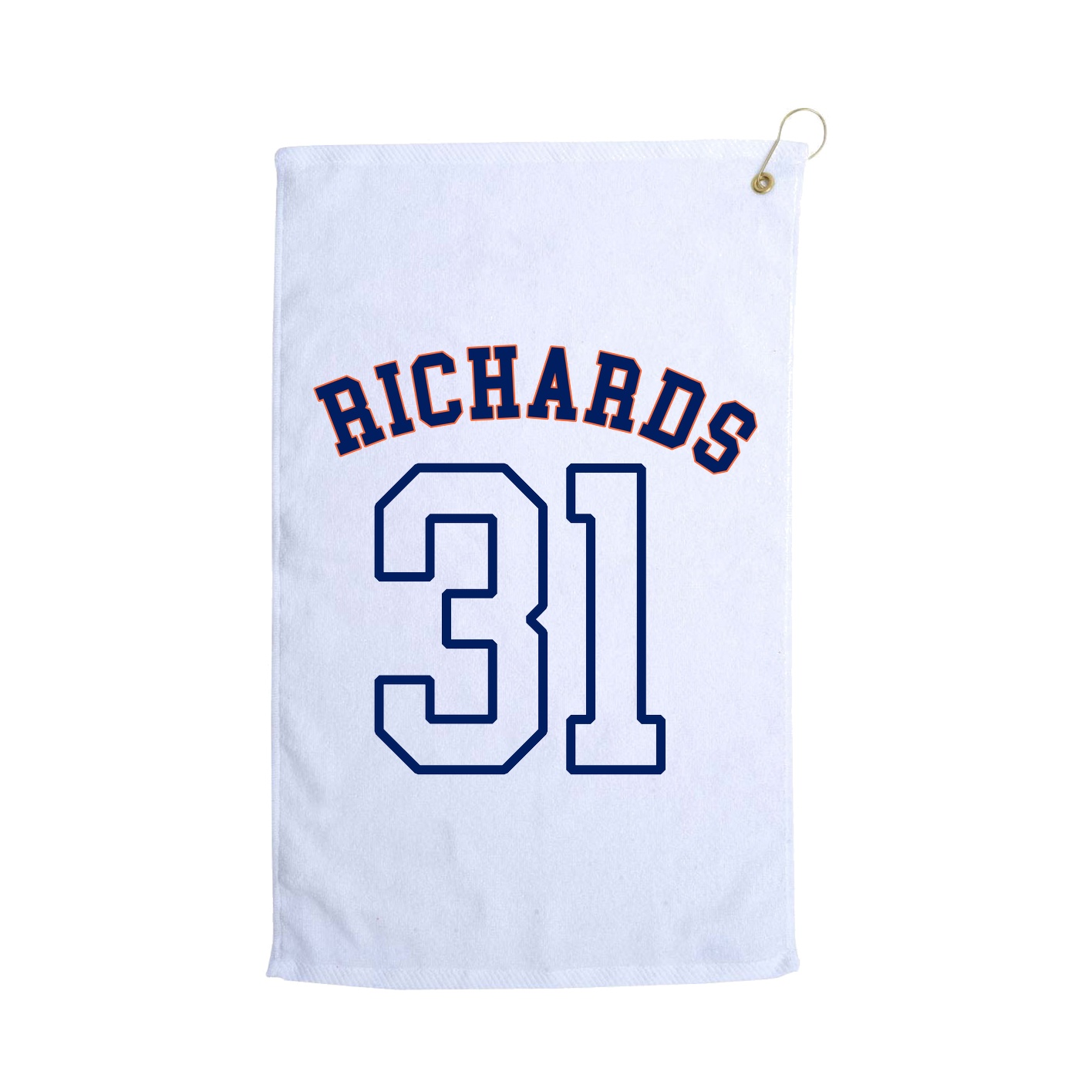 Golf Towel — Shirsey Arch in White
