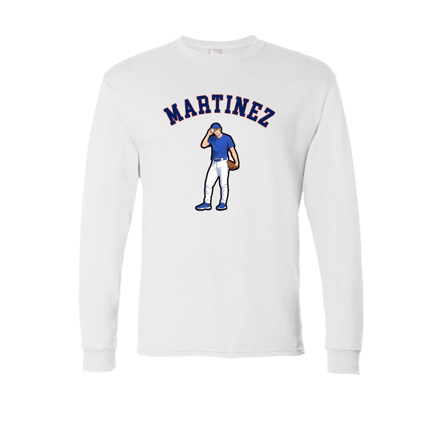 Long Sleeve Tee — Shirsey Arch in White